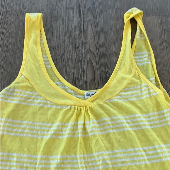 NEW - splendid striped yellow/white tank, small - Picture 2 of 4